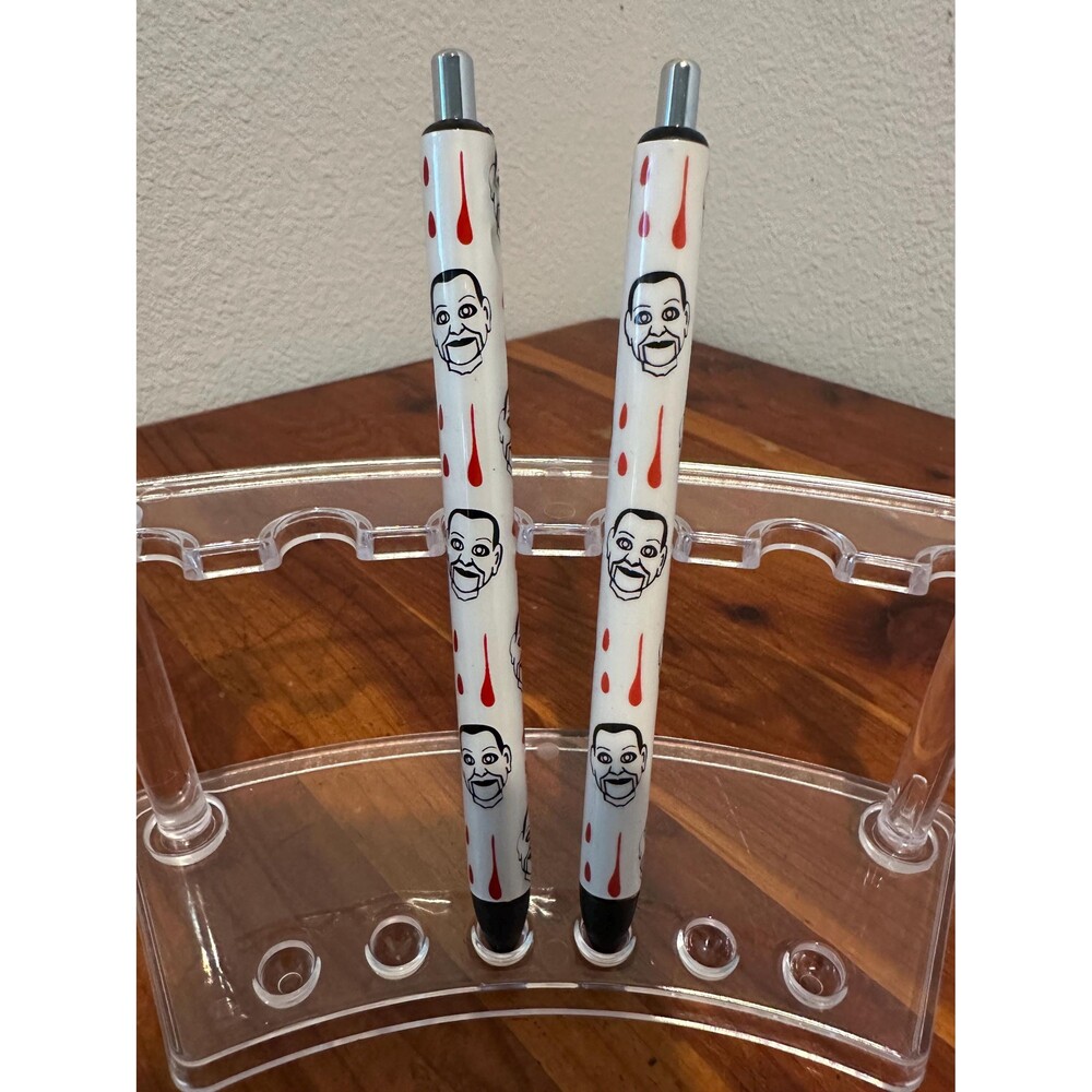 Slap face Horror Characters Inkjoy Personalized Pens, Refillable gel pens, Vinyl